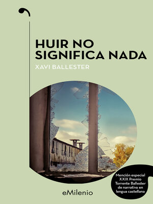 cover image of Huir no significa nada